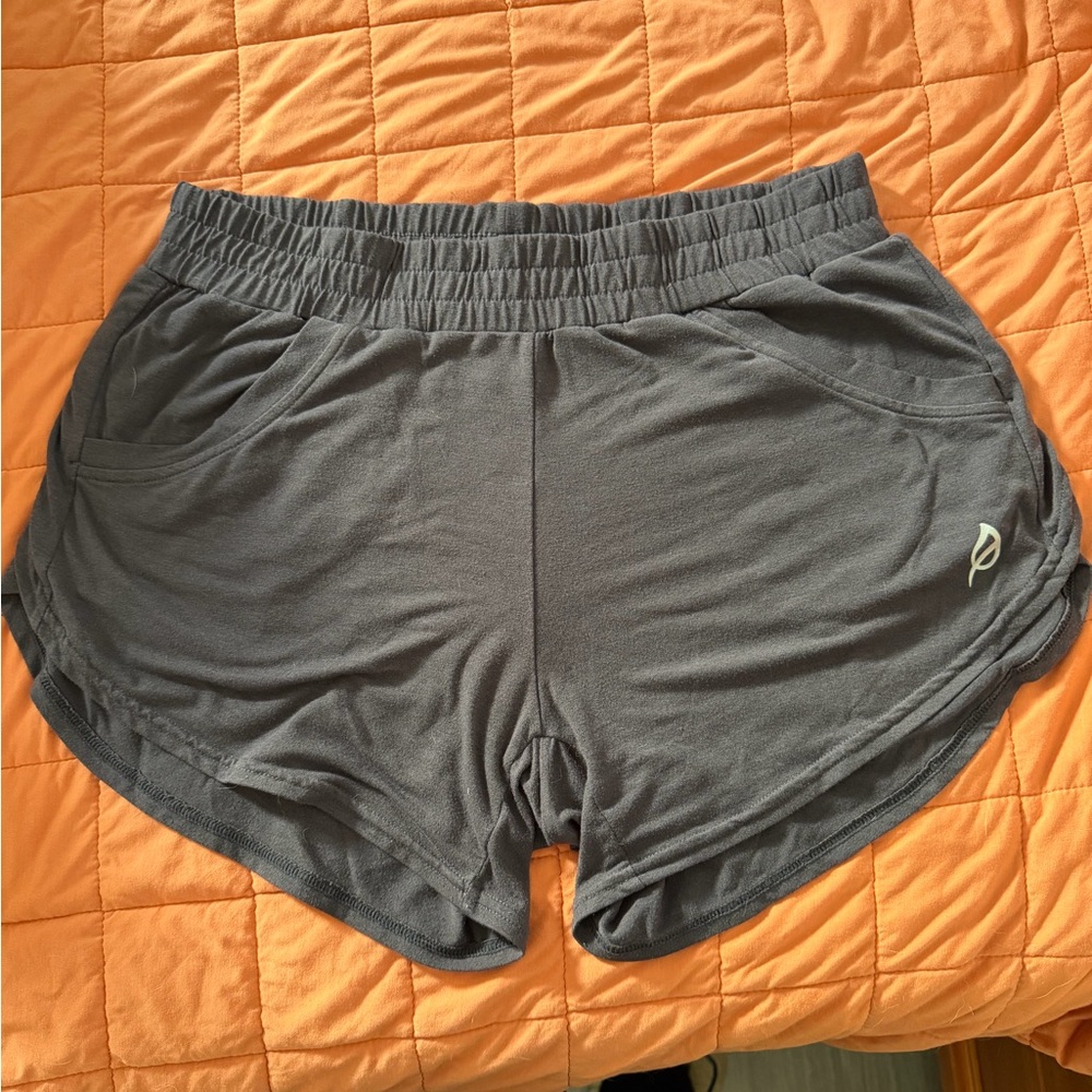 P’Tula Maribel Lounge Shorts Size Small GUC Gray